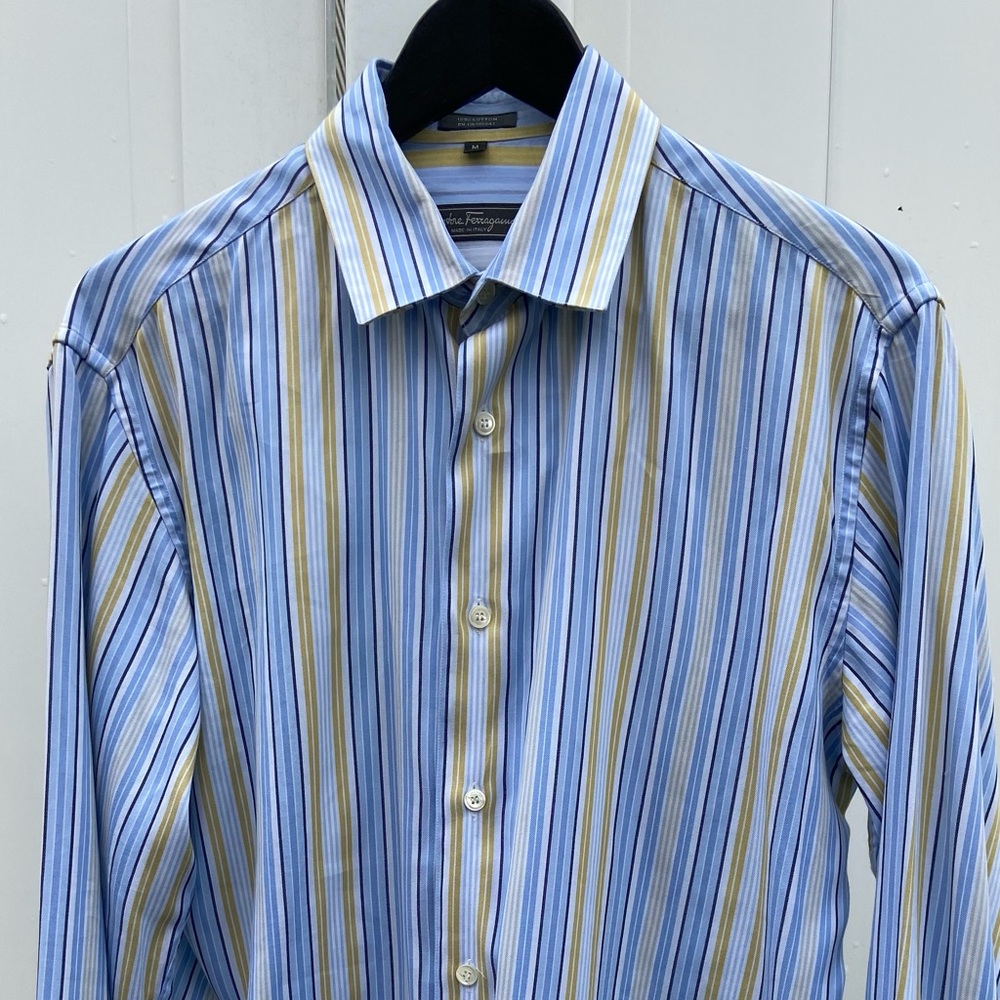 Salvatore Ferragamo button up shirt